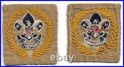 Vintage UNUSED BSA Deputy Scout Commissioner Patch with 1930 MEMBERSHIP CARD