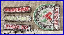 Vintage VENTURA COUNTY COUNCIL Boy Scout Camper PATCH & Camp Segments BSA CA