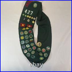 Vintage Western Mass 427 Girls Cub Scout Sash 31 Patches 9 Pins | Boy ...