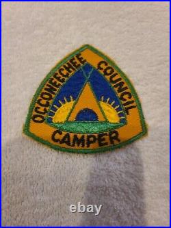 Vintage World War II Era Boy Scouts 1940's Occoneechee Council Camper Patch BSA