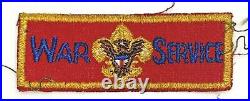 Vintage Wwii Bsa Boy Scouts War Service Patch Badge