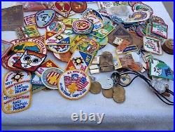 Vintage boy scout memorabilia (Pins, Patches, Books, Belts)