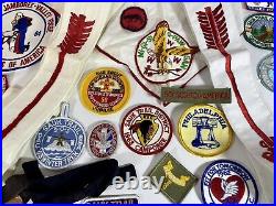 Vintage boy scout patches Lot 1960s michigan sauk trail arrow shash Eagle Scout
