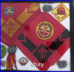 Vintage c 1960 BSA Boy Scouts of America Collection Lot Patches & More Galveston