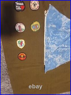 Vintage patch collection /boy Scouts And Others On Blanket