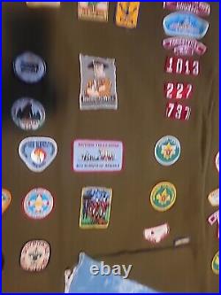 Vintage patch collection /boy Scouts And Others On Blanket