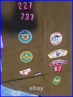 Vintage patch collection /boy Scouts And Others On Blanket