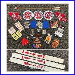 Vintage to Modern BSA Lot of (50) Order of the Arrow Memorabilia Patches Sashes