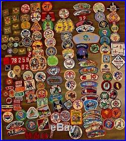 Vtg 160 Cub Boy Scouts Badge Patch Pin Lot BSA Rank Uniform 1950's 1960's 1970's