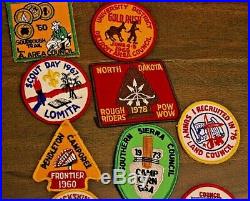 Vtg 160 Cub Boy Scouts Badge Patch Pin Lot BSA Rank Uniform 1950's 1960's 1970's