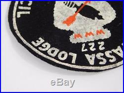 Vtg 1940s BSA OA R1 WETASSA 227 LODGE US GRANT COUNCIL FELT Patch