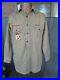 Vtg-1940s-SANTA-ANA-CA-Boy-Scout-BSA-Uniform-Shirt-with-Patches-Fleur-Medal-01-nnq