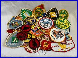 Vtg 1970's Boy Scouts of America BSA Patch Lot Camper Troop Committee Council