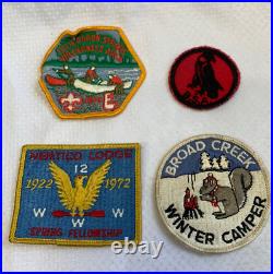 Vtg 1970's Boy Scouts of America BSA Patch Lot Camper Troop Committee Council