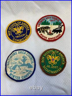 Vtg 1970's Boy Scouts of America BSA Patch Lot Camper Troop Committee Council