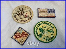 Vtg 1970's Boy Scouts of America BSA Patch Lot Camper Troop Committee Council