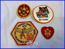 Vtg 1970's Boy Scouts of America BSA Patch Lot Camper Troop Committee Council