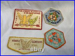 Vtg 1970's Boy Scouts of America BSA Patch Lot Camper Troop Committee Council