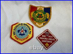 Vtg 1970's Boy Scouts of America BSA Patch Lot Camper Troop Committee Council