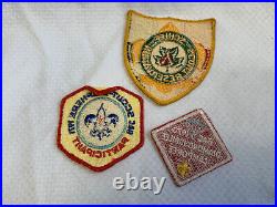 Vtg 1970's Boy Scouts of America BSA Patch Lot Camper Troop Committee Council