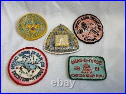 Vtg 1970's Boy Scouts of America BSA Patch Lot Camper Troop Committee Council