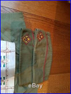 Vtg 50s/60s Lot Boy Scouts BSA Patches Metals Shirt Hat Sash Neckerchiefs NY NJ