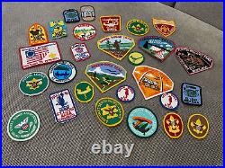 Vtg BSA Boy Scouts of America Group of 28 Patches Some St. Louis Area Council