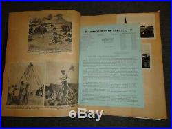 Vtg Bsa Boy Scout 1950 Jamboree Scrapbook/1950-56 Badges, Patches, Pins-troop 39