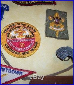 Vtg Bsa Patch Lot Boy Scout Philmont Nm Wah La Ha Ky Cahokia St Louis Florissant