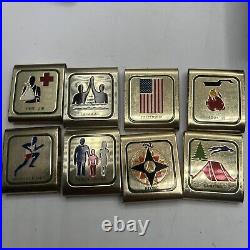 Vtg Huge lot Boy Scouts BSA Patches Arrow Sash Shirt Badge Slides OA Blue Ridge