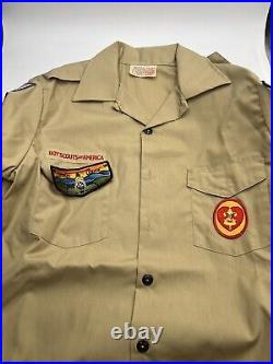 Vtg Huge lot Boy Scouts BSA Patches Arrow Sash Shirt Badge Slides OA Blue Ridge