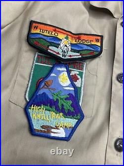 Vtg Huge lot Boy Scouts BSA Patches Arrow Sash Shirt Badge Slides OA Blue Ridge