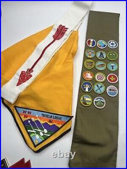 Vtg Huge lot Boy Scouts BSA Patches Arrow Sash Shirt Badge Slides OA Blue Ridge