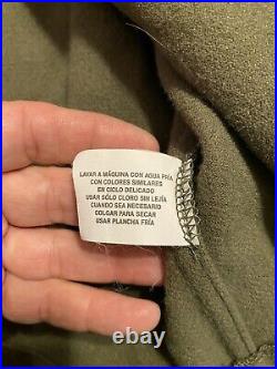 Vtg Men's Sz L Boy Scouts Of America Button Shirt/Jacket Green Wool Elbow Patch
