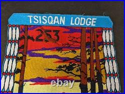 Vtg Order Of The Arrow Tsisqan Lodge BSA Jacket Patch Oregon Trail Council 253