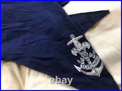 Vtg. Sea Boy Scout White Official Uniform Jacket Pants Be Prepared Scarf Patches