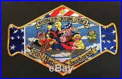 Washington Crossing Council 2 33 Oa 2017 Jamboree 5-patch Sesame Street Muppets