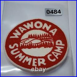 Wawona Summer Camp Felt Patch Jr Boy Scouts Vintage Yosemite National Park CA
