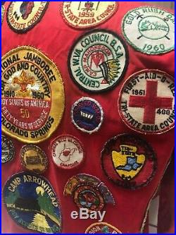 West Virginia Boy Scout Jacket Covered in Patches