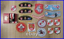 White Ruthenian Boy Scout patch lot / silver beaver award / diaspora badges