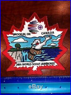 Wild Canadians 9 Set Contingent Patch Badge 2019 24th World Boy Scout Jamboree