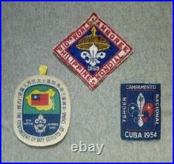 World Boy Scout Jamboree 1959 patches / III Campamento Nacional Cuba 1954 badge