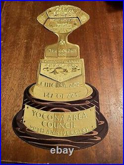Yocona Council 90Th Anniversary Golden Egg Trophy? Patch? Set 147/225 Chicksa202