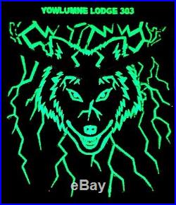 Yowlumne Oa Lodge 303 Bsa Wolf 2-patch 2020 Noac Delegate Glows-in-dark 100 Made