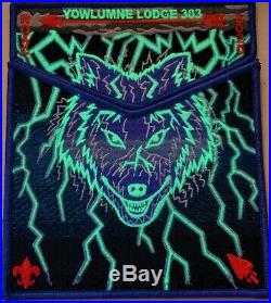 Yowlumne Oa Lodge 303 Bsa Wolf 2-patch 2020 Noac Delegate Glows-in-dark 100 Made