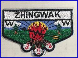 Zhingwak OA Lodge 352 FF First Flap Mint crisp Pristine Flap BSA Patch