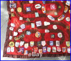 #dd. About 200 Scout & Travel Souvenir Patches On Blankets