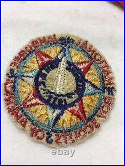 (jab-22) Boy Scouts- 1937 National Jamboree patch and neckerchief