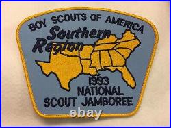 (mr3) Boy Scouts- 1993 Nat Jamboree- set of Region jacket patches see descrip